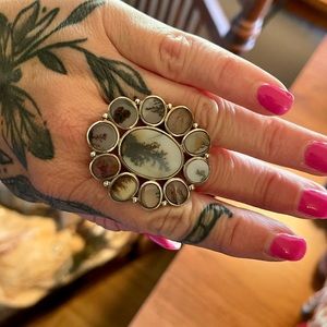 .925 SS Dendritic Ring.